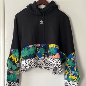 New with tags Adidas cropped hoodie